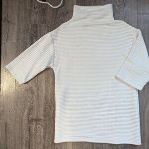 Zara funnel neck tunic sweater